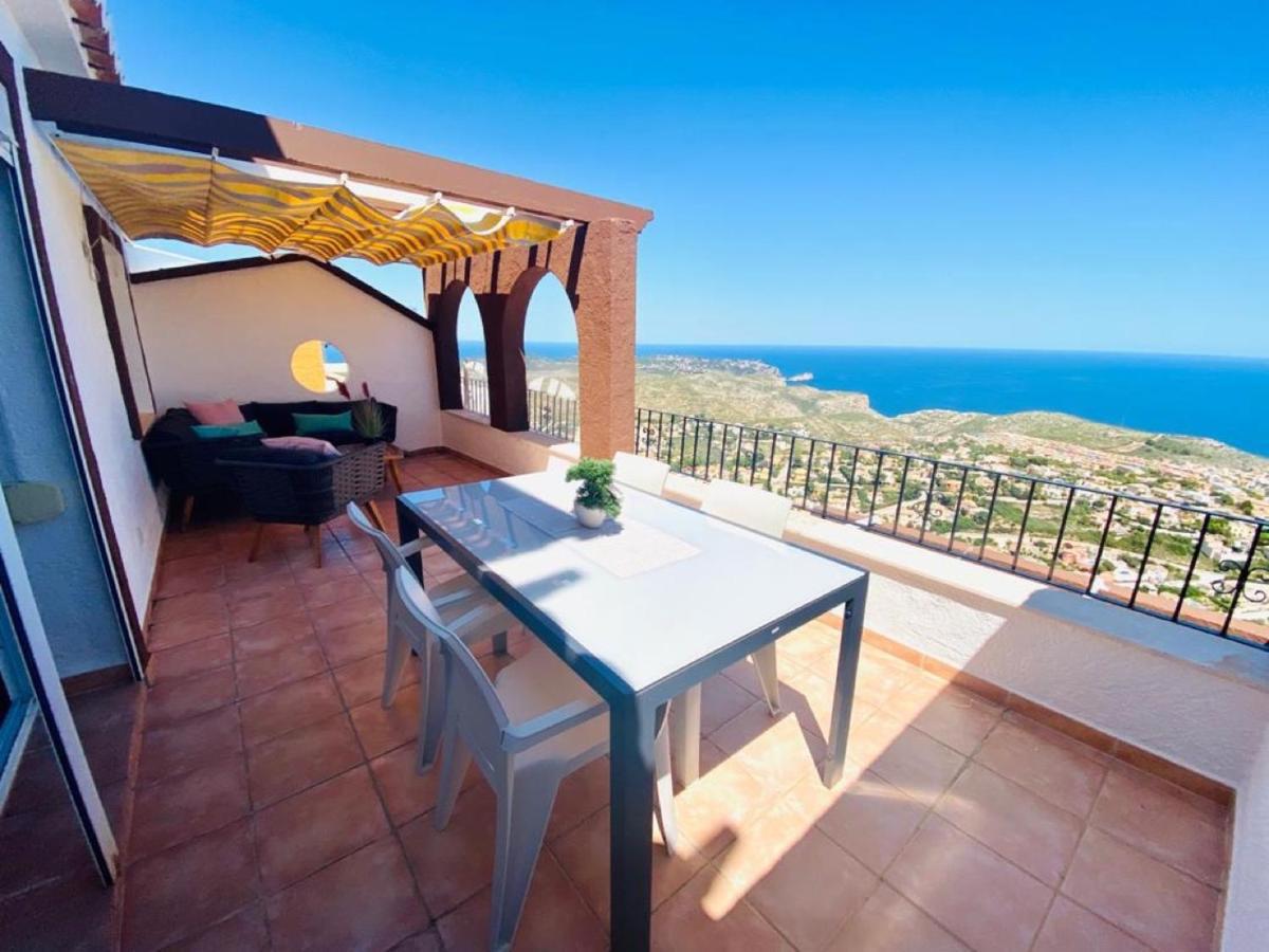 Fantastico Apartamento Con Vistas Panoramicas Al Mar Cumbre del Sol Exteriör bild